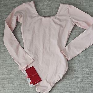 Capezio Pale Pink Long Sleeve Dance Leotard